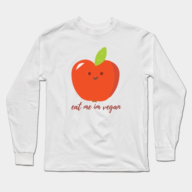 Eat me I'm vegan Long Sleeve T-Shirt by Ineffablexx